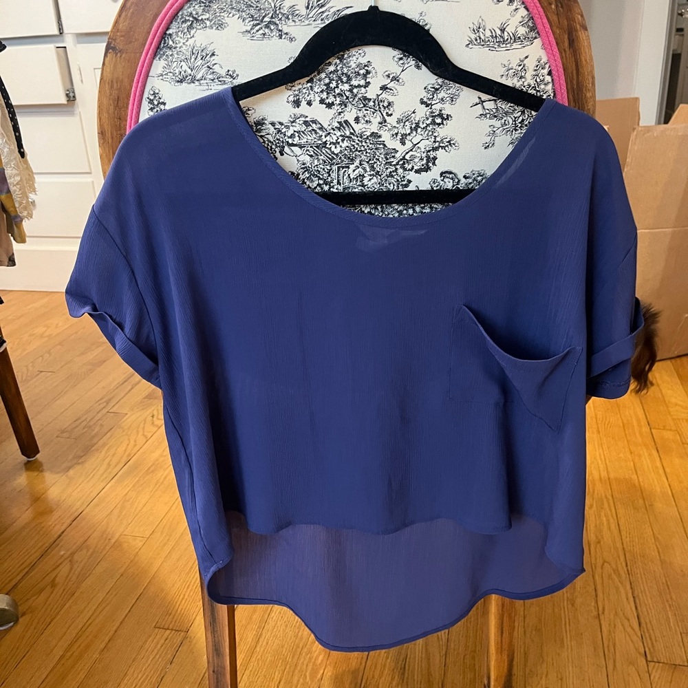 BCBG Generation Blue top